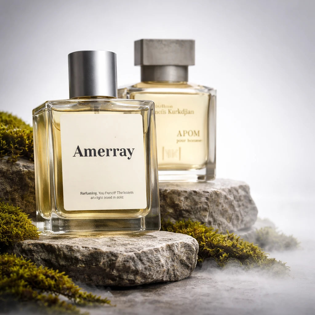 Flacon du parfum inspiré de APOM Pour Homme de Maison Francis Kurkdjian – Amerray Maroc