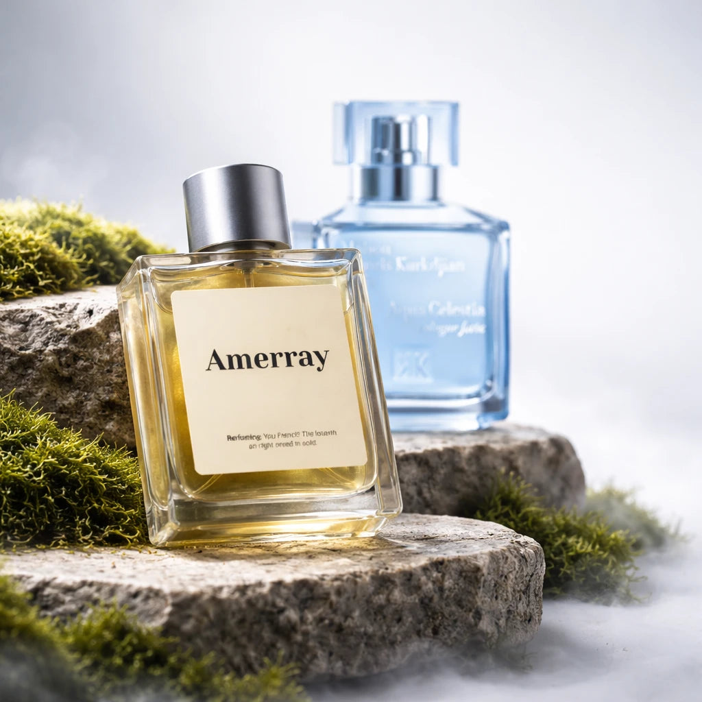 Bouteille du parfum AMERRAY Inspired By Aqua Celestia Cologne Forte, inspiré de Maison Francis Kurkdjian - Maroc