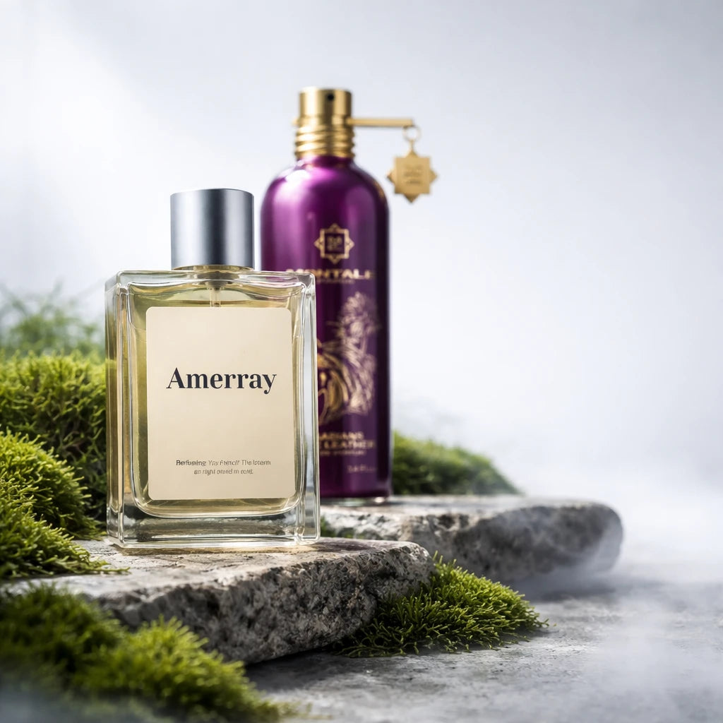 Flacon du parfum inspiré de Arabians Rose Leather de Montale – Amerray Maroc