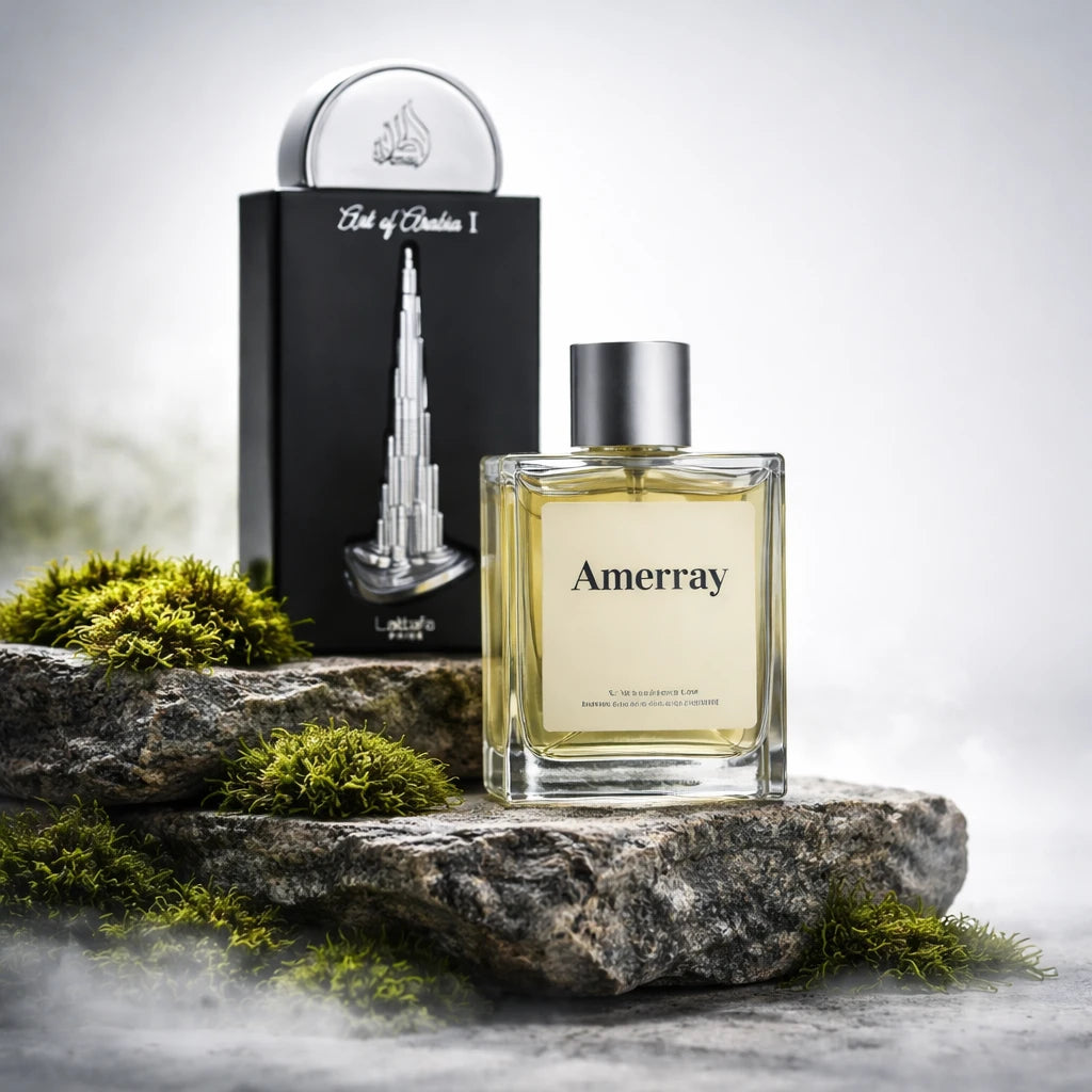 Bouteille du parfum AMERRAY Inspired By Art of Arabia I, inspiré de Lattafa Perfumes - Maroc