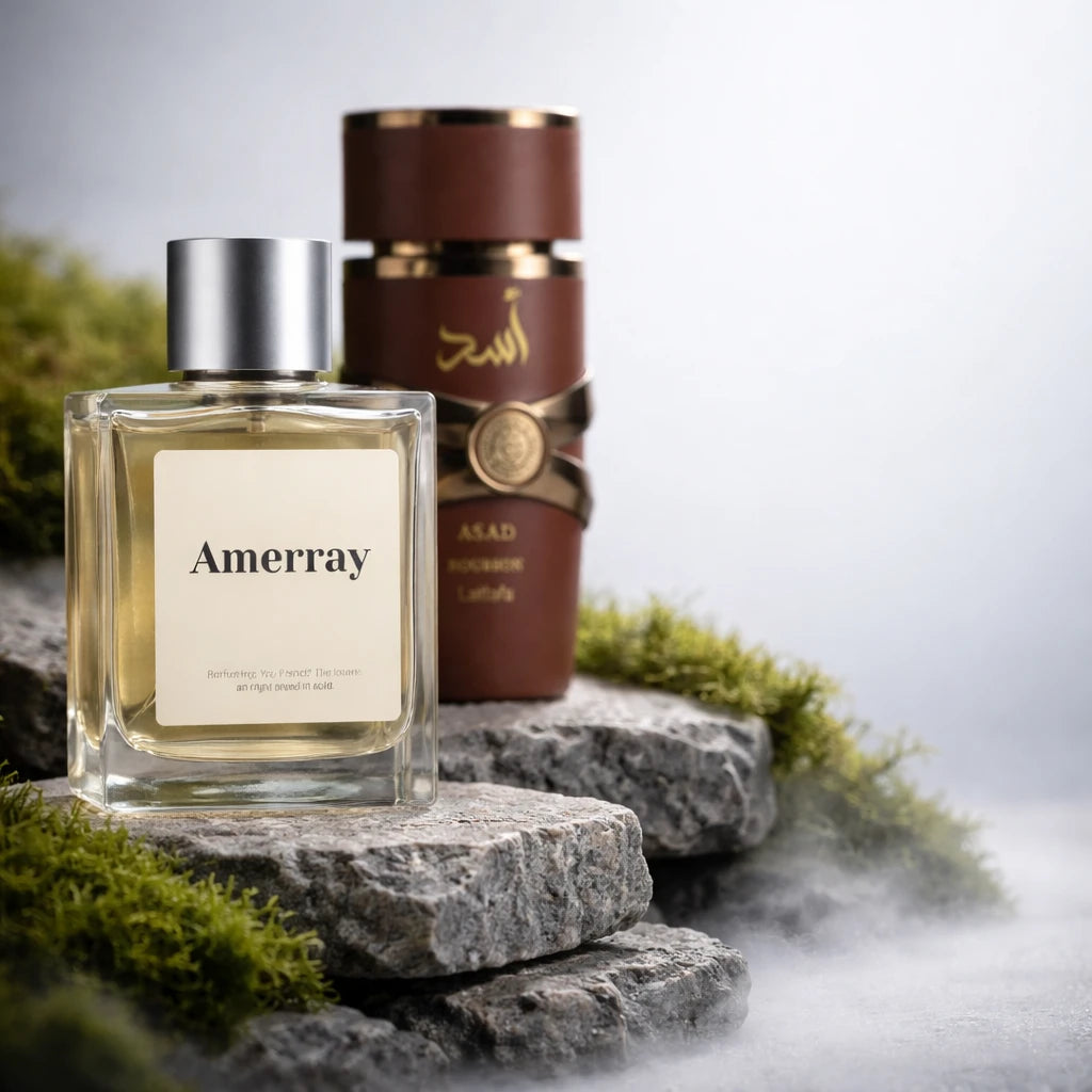 Parfum Inspired By Asad Bourbon de la maison AMERRAY, inspiration Lattafa Perfumes - Maroc