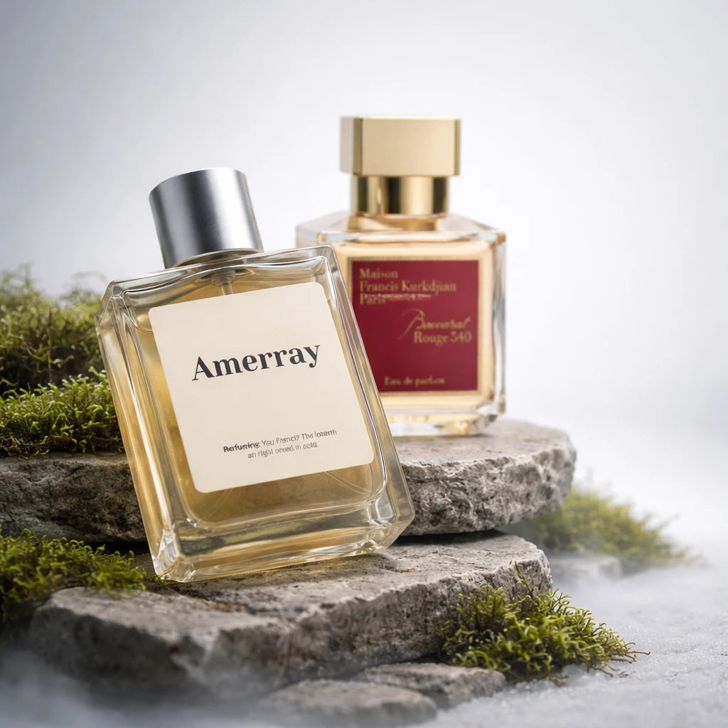 Flacon du parfum inspiré de Baccarat Rouge 540 de Maison Francis Kurkdjian – Amerray Maroc