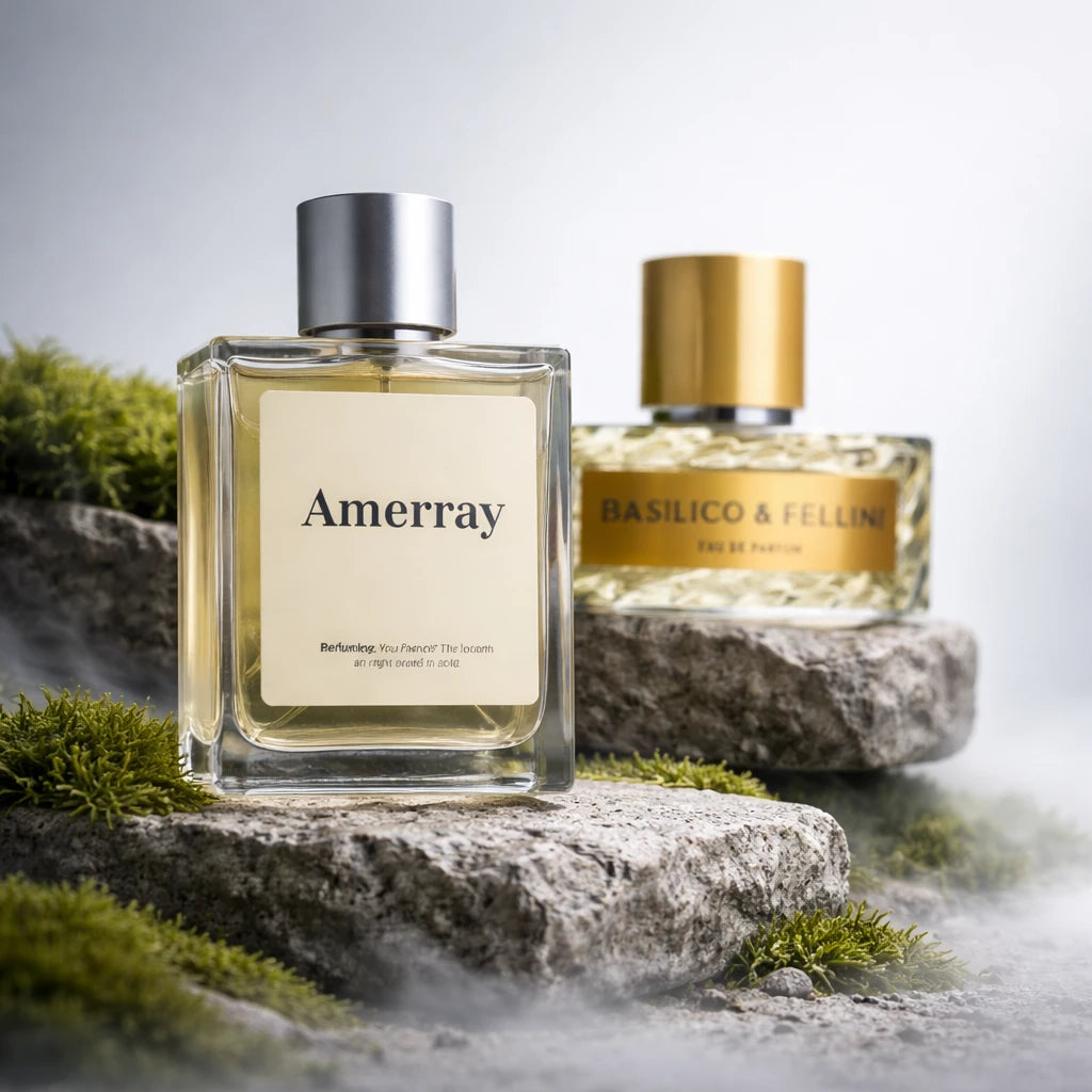 Flacon du parfum inspiré de Basilico & Fellini de Vilhelm Parfumerie – Amerray Maroc