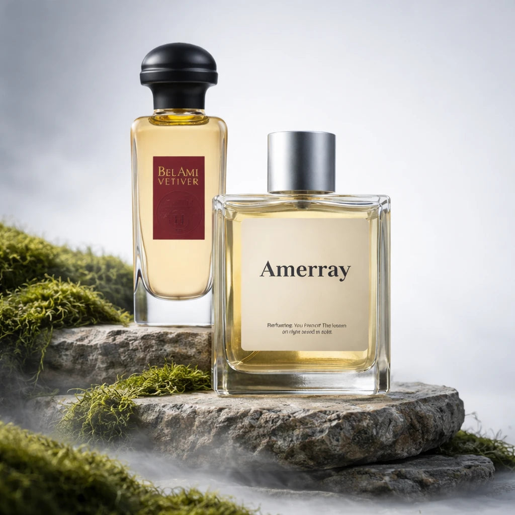 Parfum Inspired By Bel Ami Vetiver de la maison AMERRAY, inspiration Hermès - Maroc