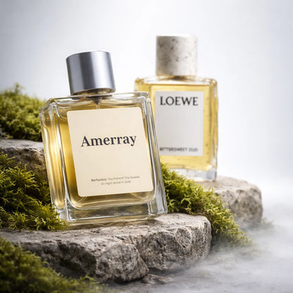 Flacon du parfum inspiré de Bittersweet Oud de Loewe – Amerray Maroc