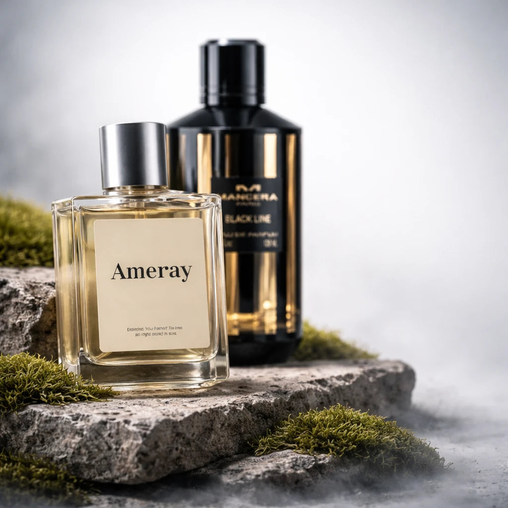 Flacon du parfum inspiré de Black Line de Mancera – Amerray Maroc