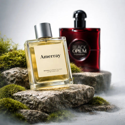 Flacon du parfum inspiré de Black Opium Over Red de YSL – Amerray Maroc