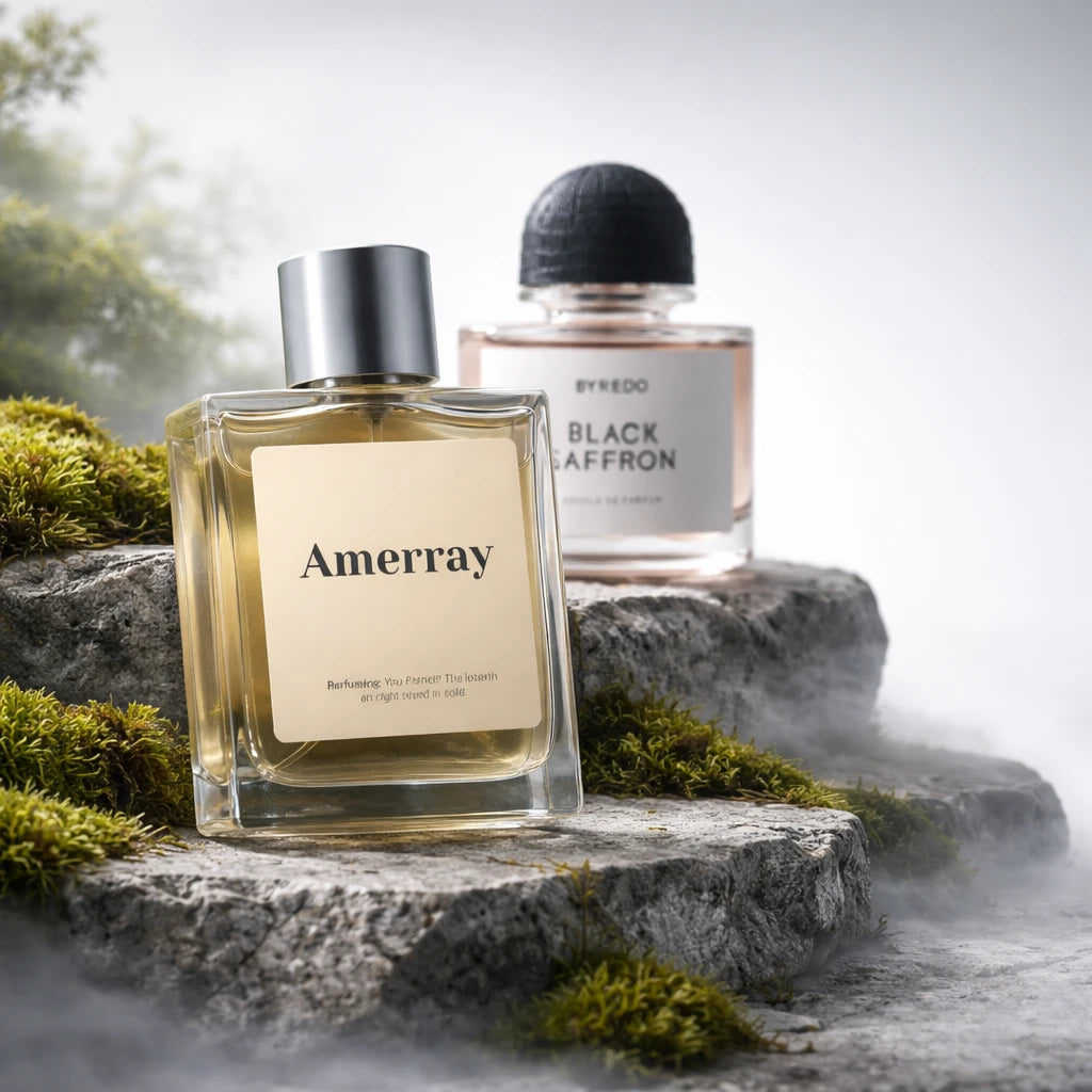 Flacon du parfum inspiré de Black Saffron Absolu de Byredo – Amerray Maroc