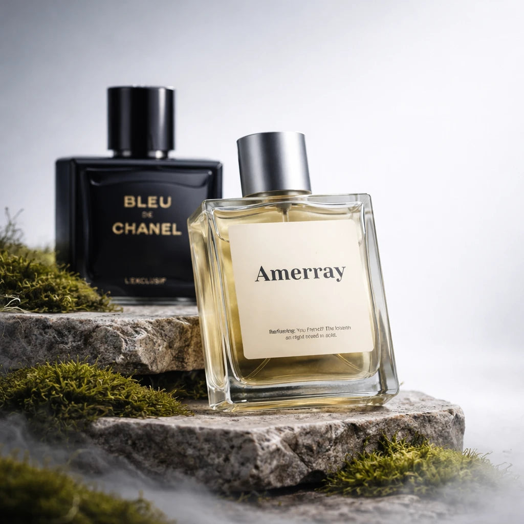 Flacon du parfum AMERRAY Inspired By Bleu de Chanel L'Exclusif, inspiration Chanel - Maroc