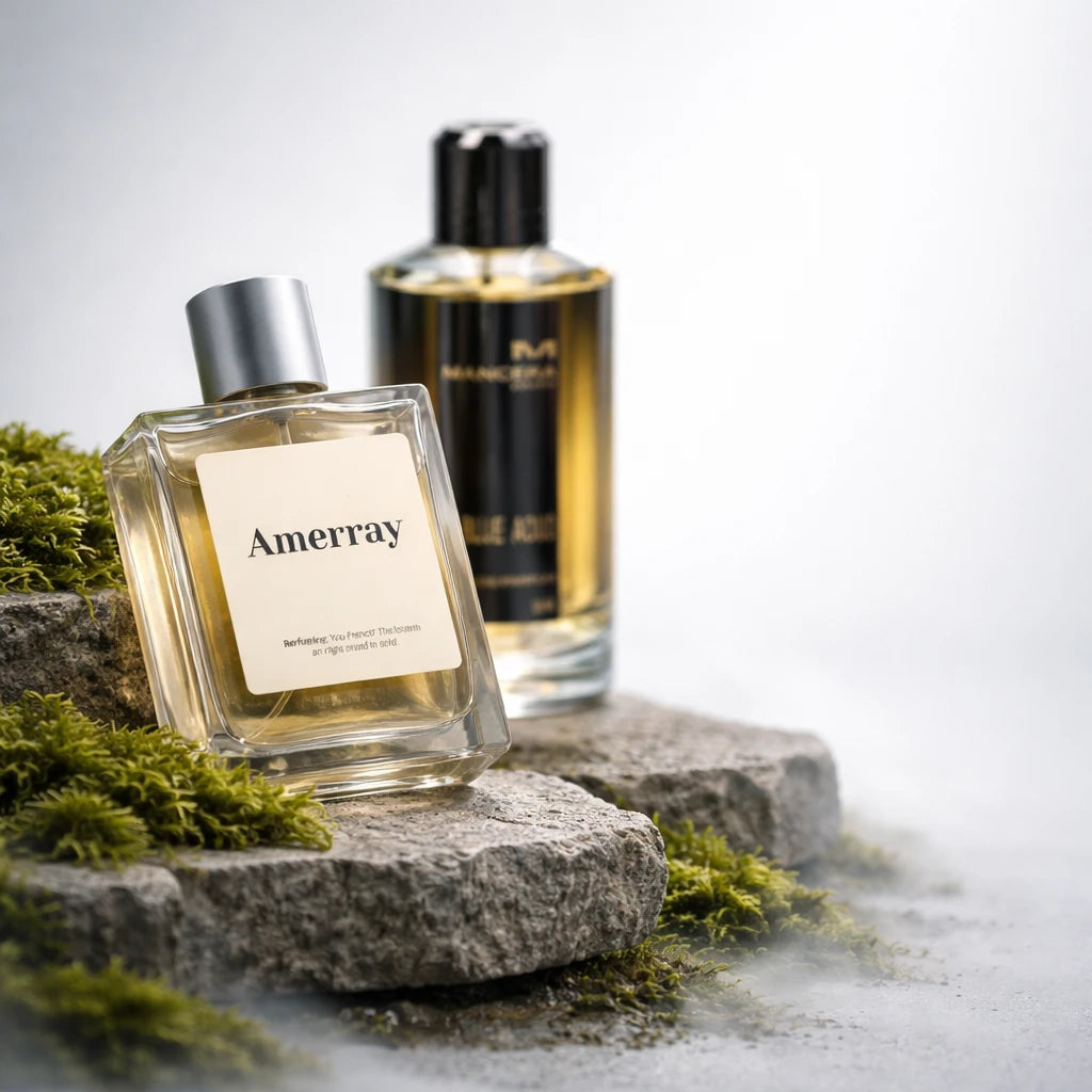 Flacon du parfum inspiré de Blue Aoud de Mancera – Amerray Maroc