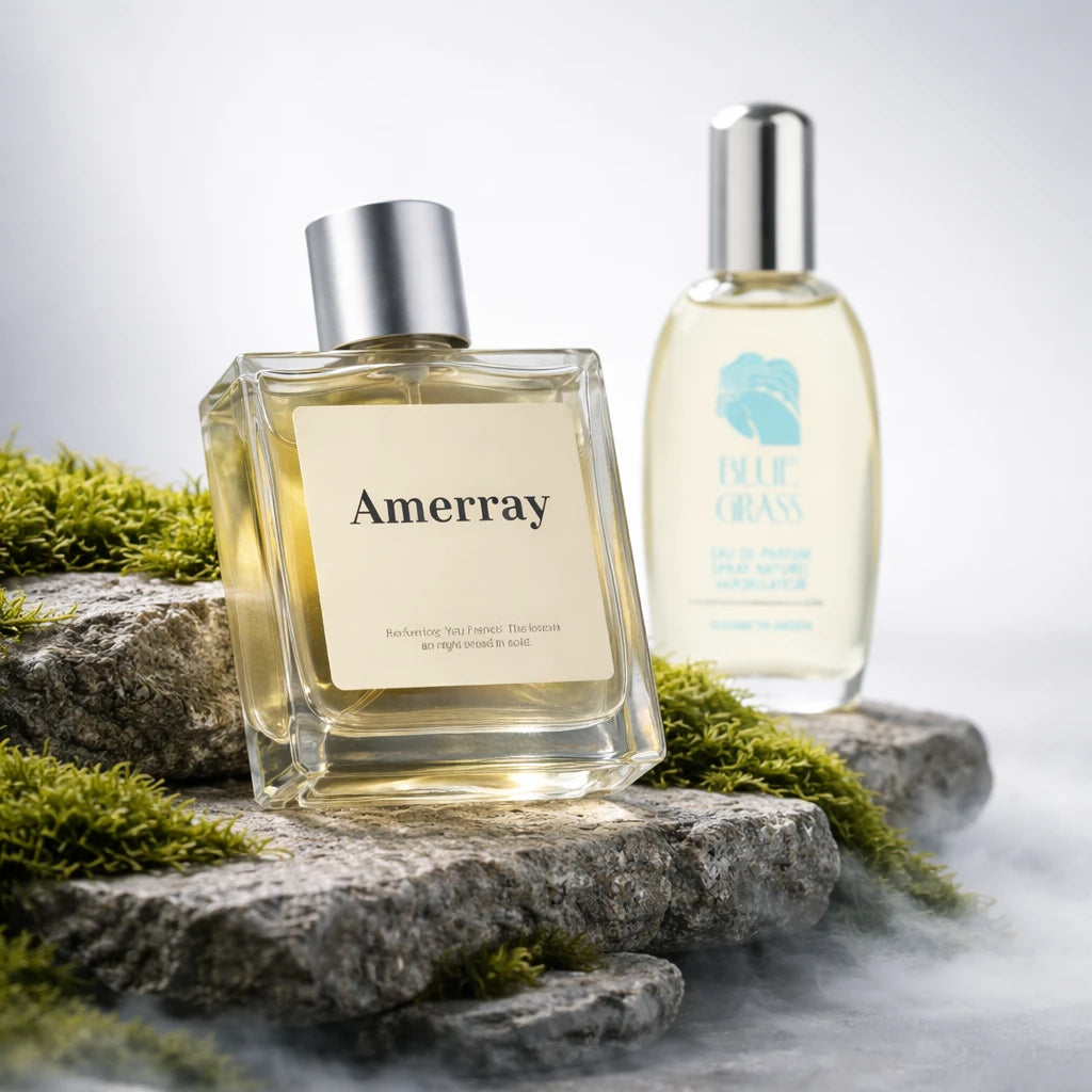 Bouteille du parfum AMERRAY Inspired By Blue Grass, inspiré de Elizabeth Arden - Maroc