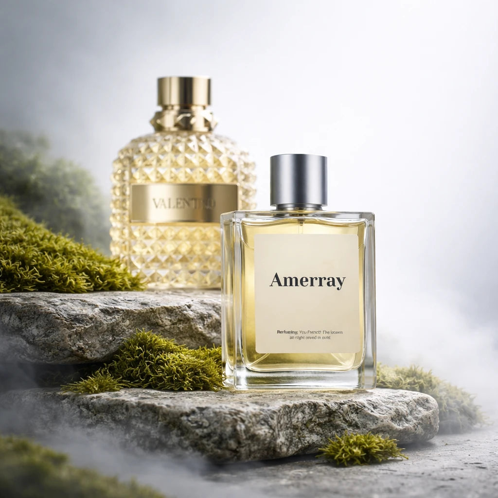 Flacon du parfum inspiré de Born in Roma The Gold Uomo de Valentino – Amerray Maroc