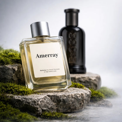 Bouteille du parfum AMERRAY Inspired By Boss Bottled Parfum, inspiré de Hugo Boss - Maroc