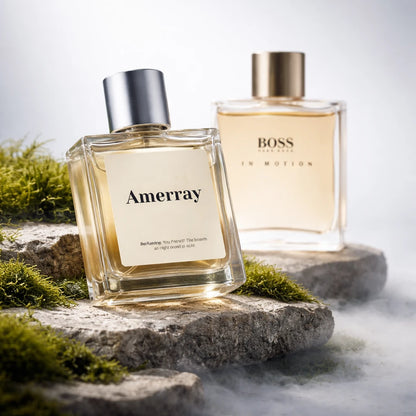 Bouteille du parfum AMERRAY Inspired By Boss In Motion (2022), inspiré de Hugo Boss - Maroc