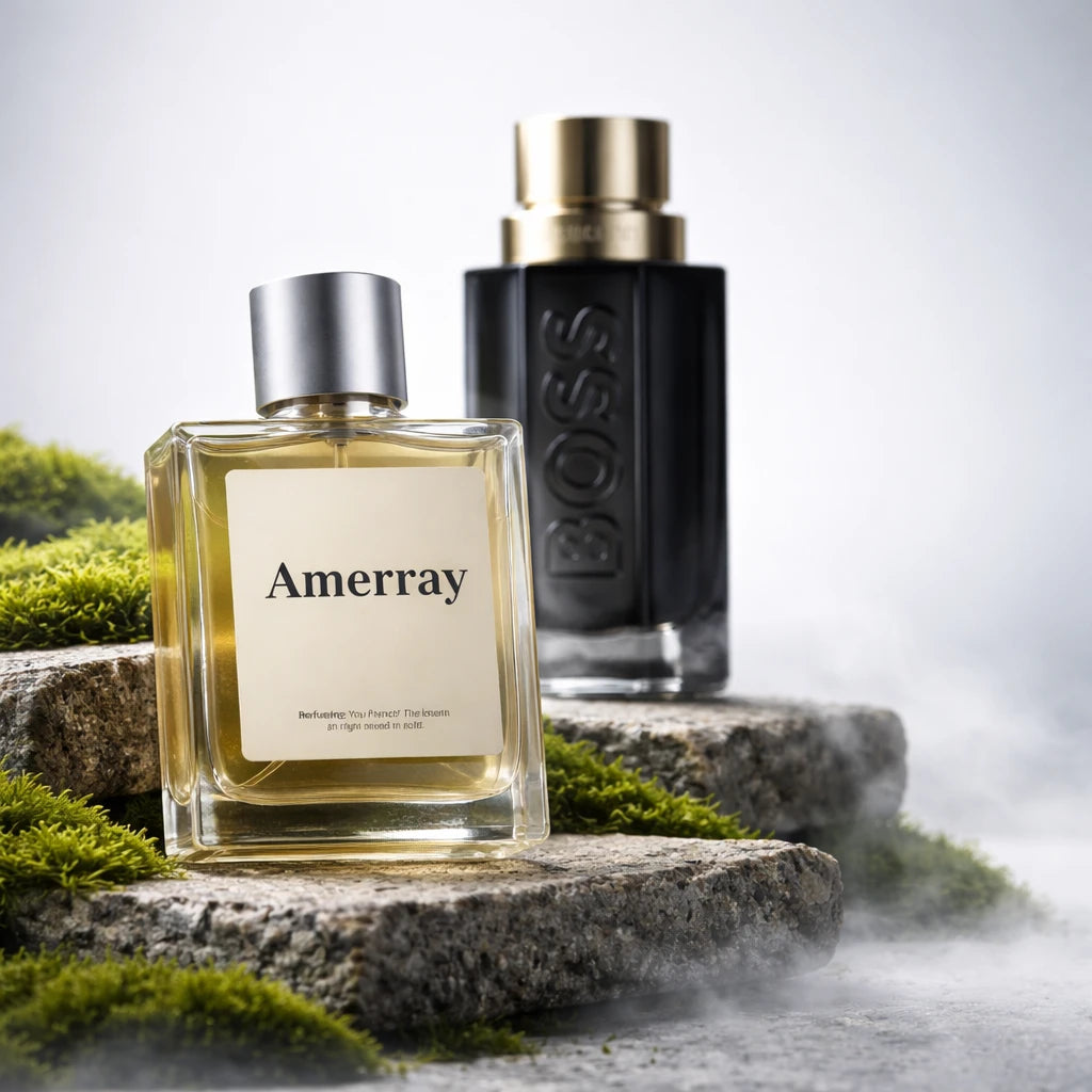 Bouteille du parfum AMERRAY Inspired By Boss The Scent For Him Magnetic, inspiré de Hugo Boss - Maroc