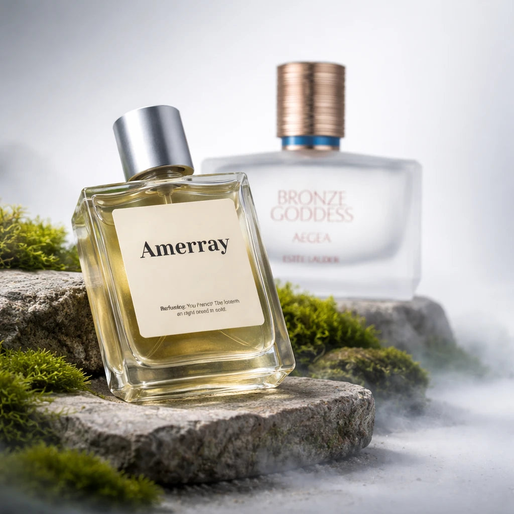 Bouteille du parfum AMERRAY Inspired By Bronze Goddess Aegea, inspiré de Estée Lauder - Maroc