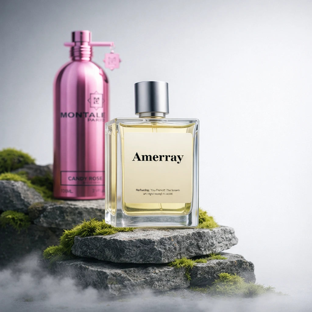 Flacon du parfum inspiré de Candy Rose de Montale – Amerray Maroc