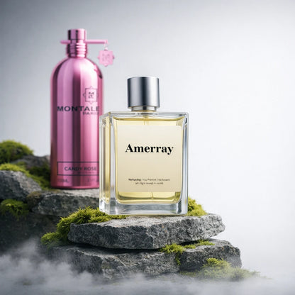 Flacon du parfum inspiré de Candy Rose de Montale – Amerray Maroc