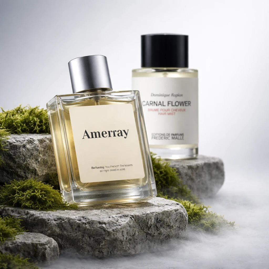 Flacon du parfum AMERRAY Inspired By Carnal Flower Hair Mist, inspiration Frederic Malle - Maroc