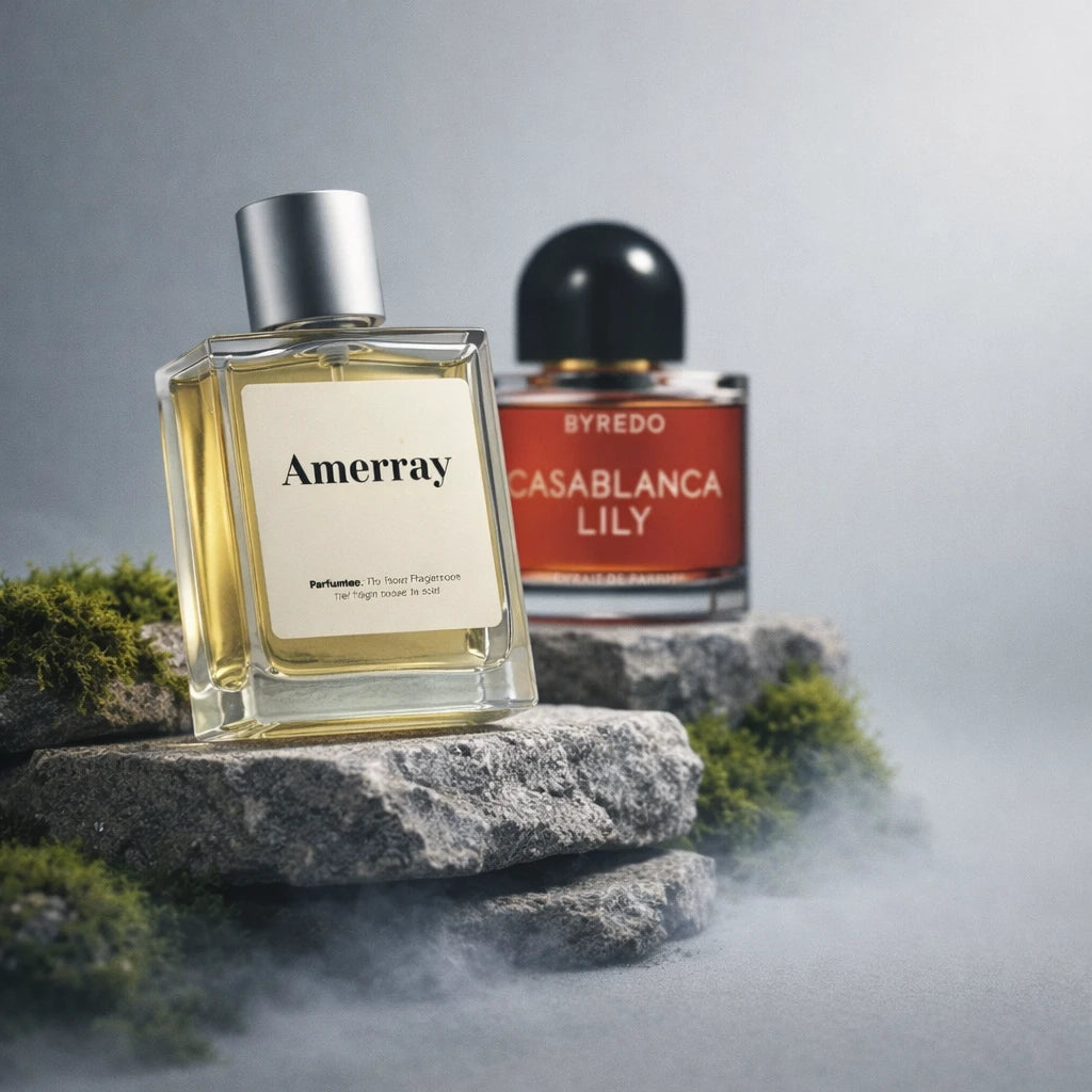Flacon du parfum inspiré de Casablanca Lily 2019 de Byredo – Amerray Maroc