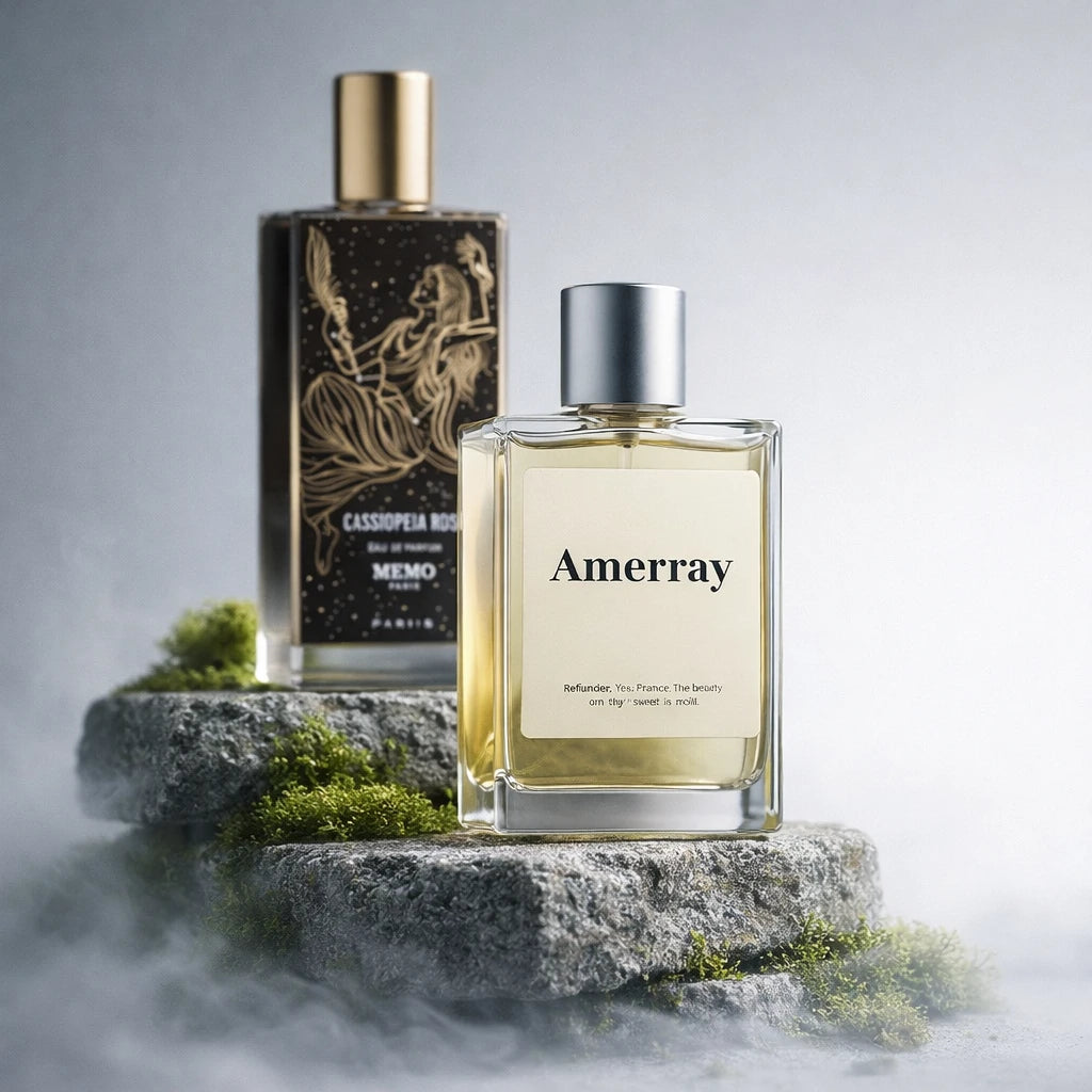 Flacon du parfum inspiré de Cassiopeia Rose de Memo Paris – Amerray Maroc