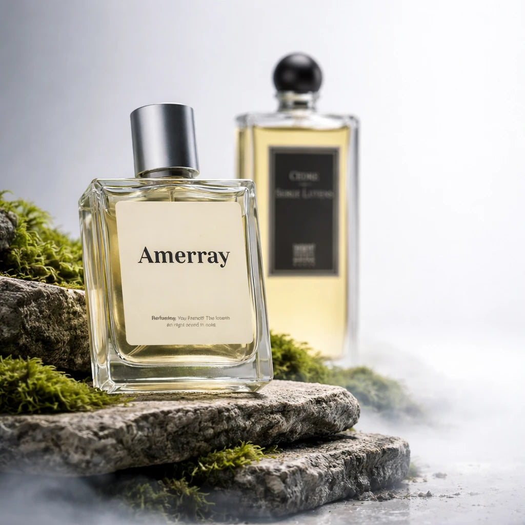 Bouteille du parfum AMERRAY Inspired By Cedre, inspiré de Serge Lutens - Maroc