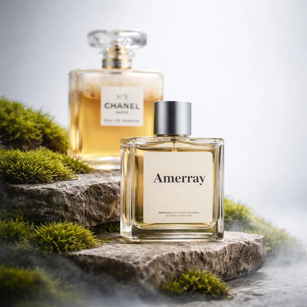 Flacon du parfum AMERRAY Inspired By Chanel No 5 Eau de Parfum 2024 Limited Edition, inspiration Chanel - Maroc