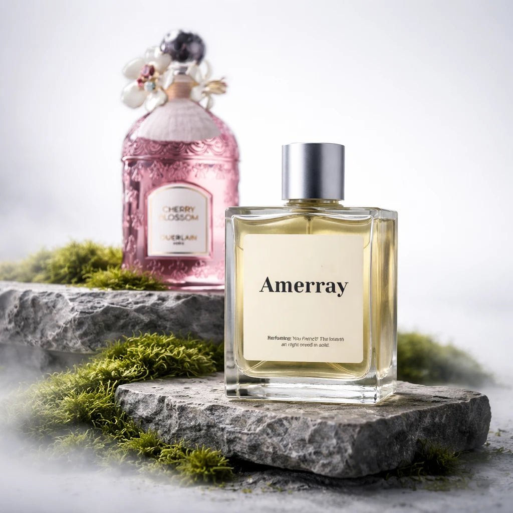 Flacon du parfum inspiré de Cherry Blossom Millésime 2024 de Guerlain – Amerray Maroc