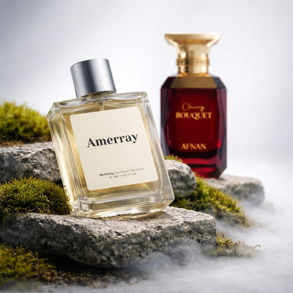 Flacon du parfum inspiré de Cherry Bouquet de Afnan – Amerray Maroc
