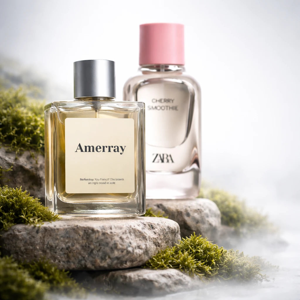 Flacon du parfum inspiré de Cherry Smoothie 2022 de Zara – Amerray Maroc