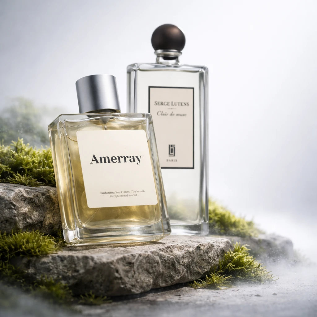 Flacon du parfum AMERRAY Inspired By Clair de Musc, inspiration Serge Lutens - Maroc