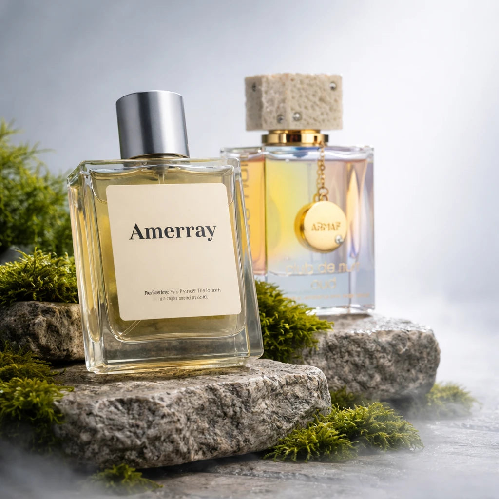 Flacon du parfum inspiré de Club de Nuit Oud de Armaf – Amerray Maroc