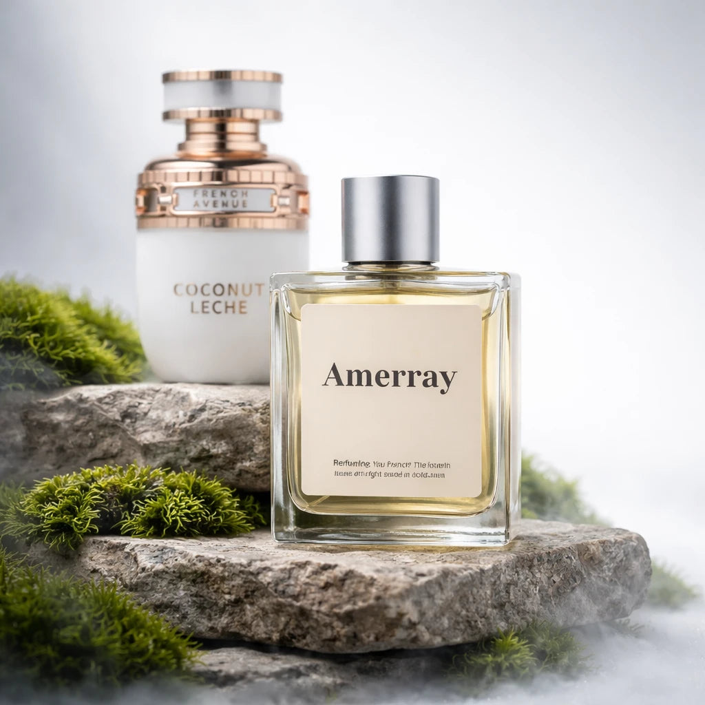 Bouteille du parfum AMERRAY Inspired By Coconut Leche, inspiré de French Avenue - Maroc