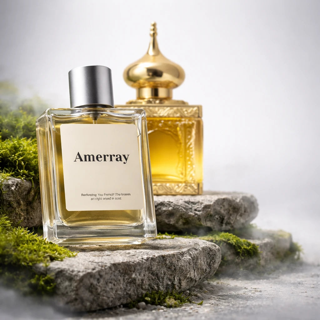 Flacon du parfum inspiré de Cristal & Gold Woman de Amouage – Amerray Maroc