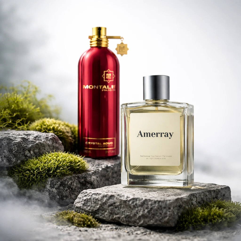 Flacon du parfum inspiré de Crystal Aoud de Montale – Amerray Maroc