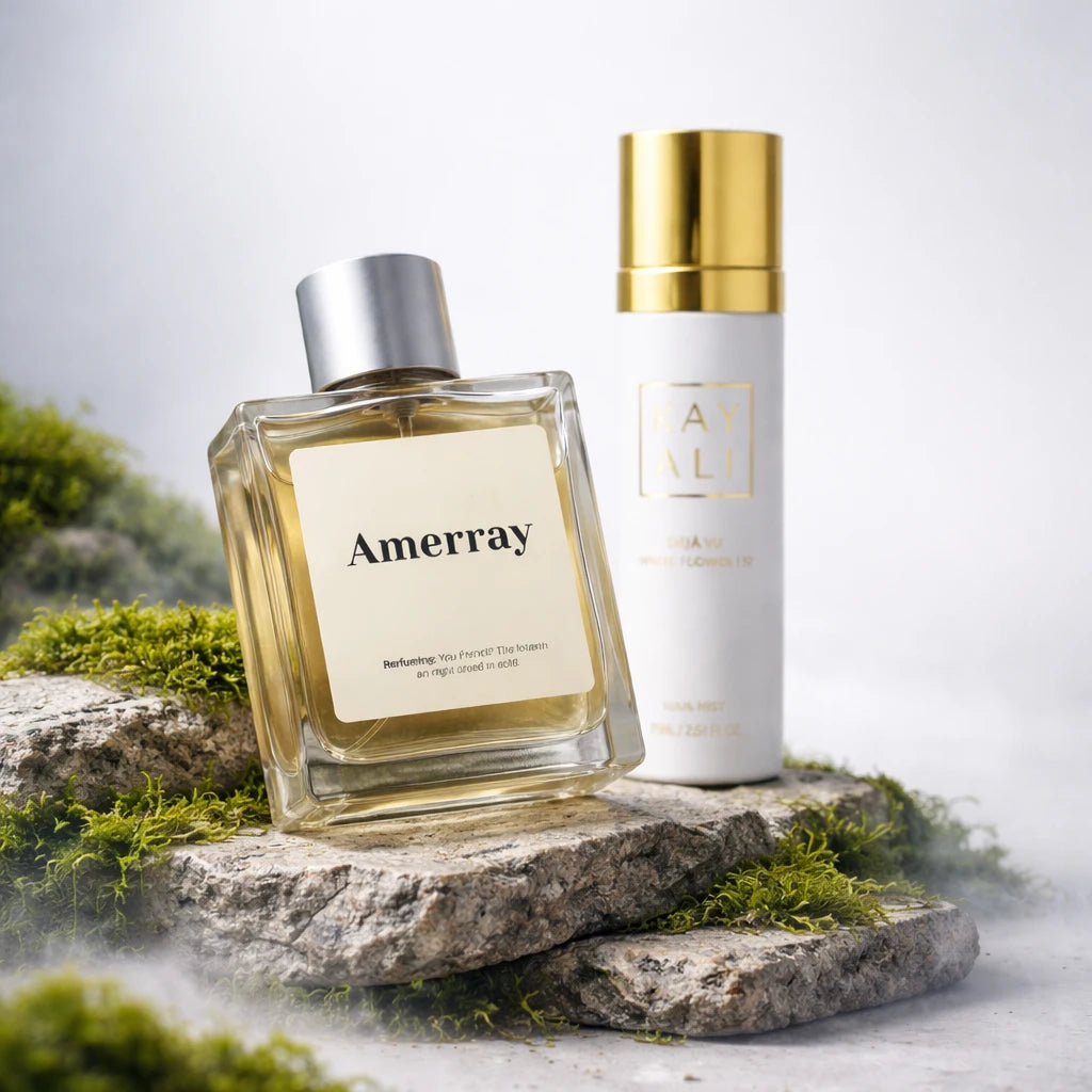 Parfum Inspired By Déjà vu White Flower | 57 Hair Mist de la maison AMERRAY, inspiration Kayali Fragrances - Maroc
