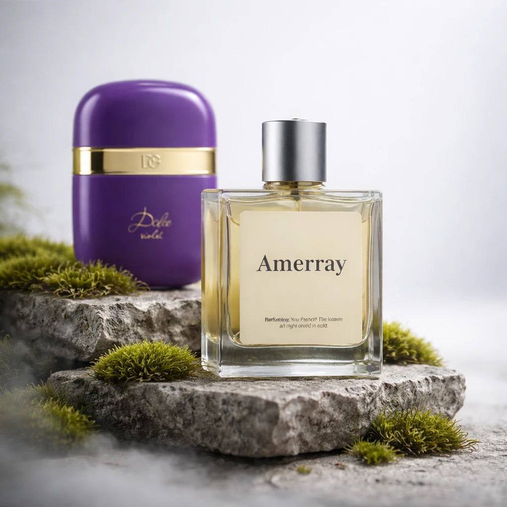 Bouteille du parfum AMERRAY Inspired By Dolce Violet Alcohol Free Perfume Gel, inspiré de Dolce&Gabbana - Maroc