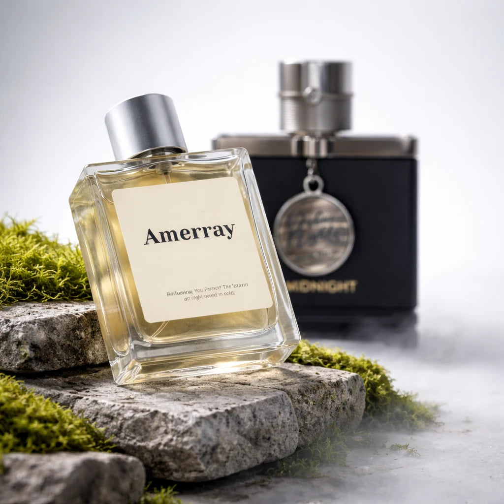 Flacon du parfum inspiré de Dubai Nights Midnight de Armaf – Amerray Maroc