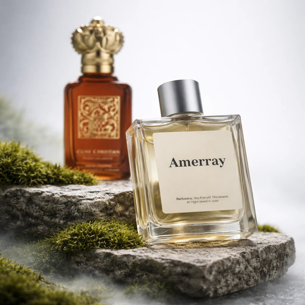 Bouteille du parfum AMERRAY Inspired By E for Women Green Fougere With Aromatic Lavender, inspiré de Clive Christian - Maroc