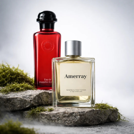Flacon du parfum AMERRAY Inspired By Eau de Rhubarbe Ecarlate, inspiration Hermès - Maroc