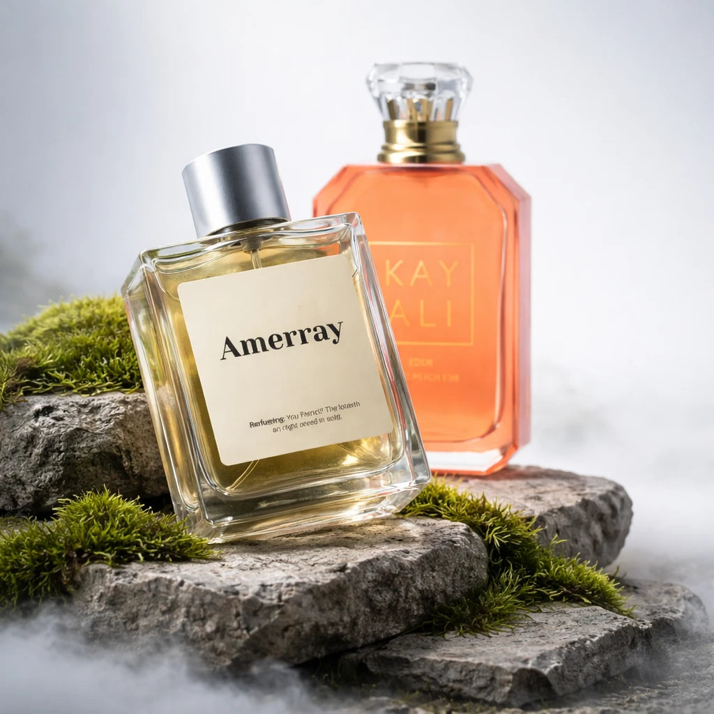 Bouteille du parfum AMERRAY Inspired By Eden Sweet Peach | 35 Eau de Parfum, inspiré de Kayali Fragrances - Maroc