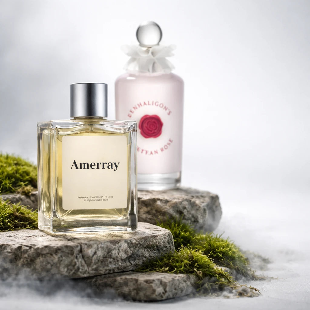 Bouteille du parfum AMERRAY Inspired By Elisabethan Rose, inspiré de Penhaligon's - Maroc