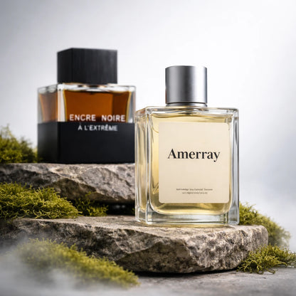 Bouteille du parfum AMERRAY Inspired By Encre Noire A L'Extreme, inspiré de Lalique - Maroc