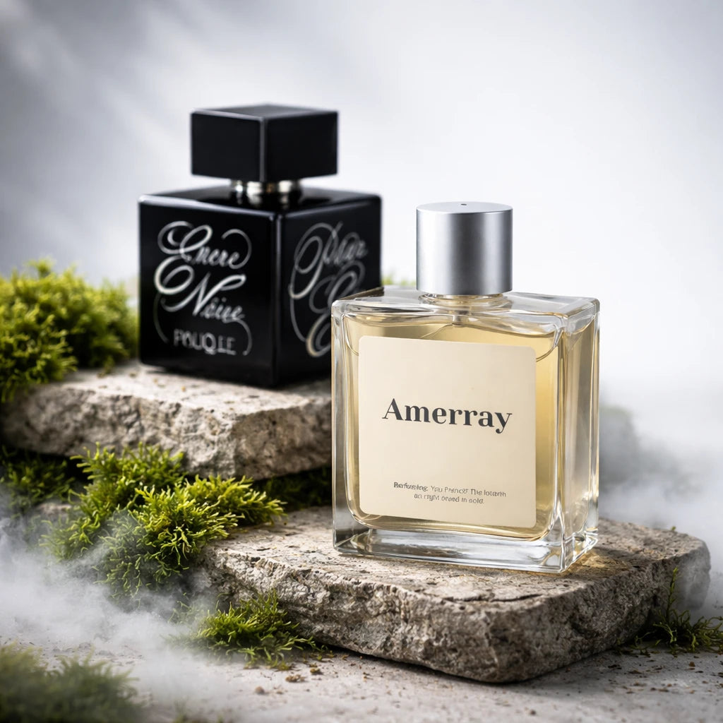 Parfum Inspired By Encre Noire Pour Elle de la maison AMERRAY, inspiration Lalique - Maroc