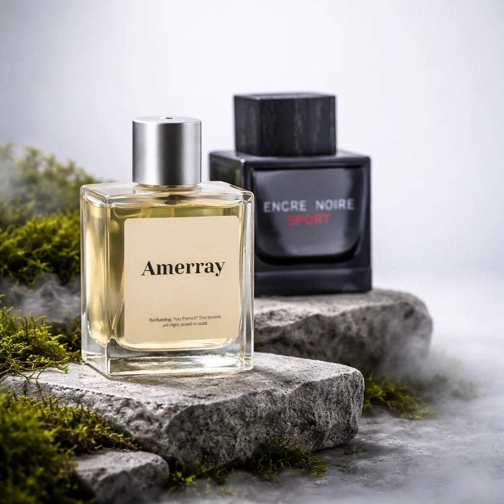 Flacon du parfum AMERRAY Inspired By Encre Noire Sport, inspiration Lalique - Maroc