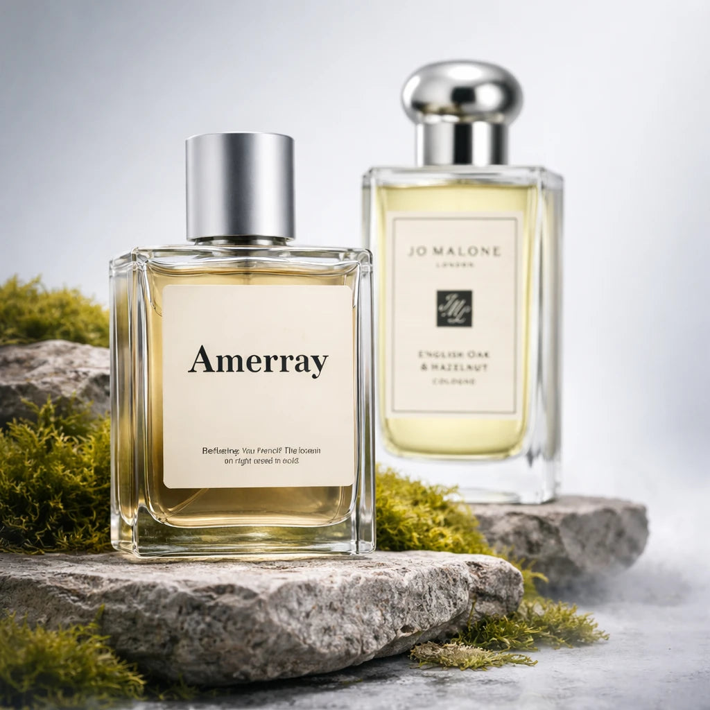 Flacon du parfum inspiré de English Oak & Hazelnut de Jo Malone London – Amerray Maroc