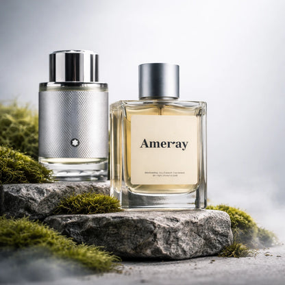 Bouteille du parfum AMERRAY Inspired By Explorer Platinum, inspiré de Montblanc - Maroc