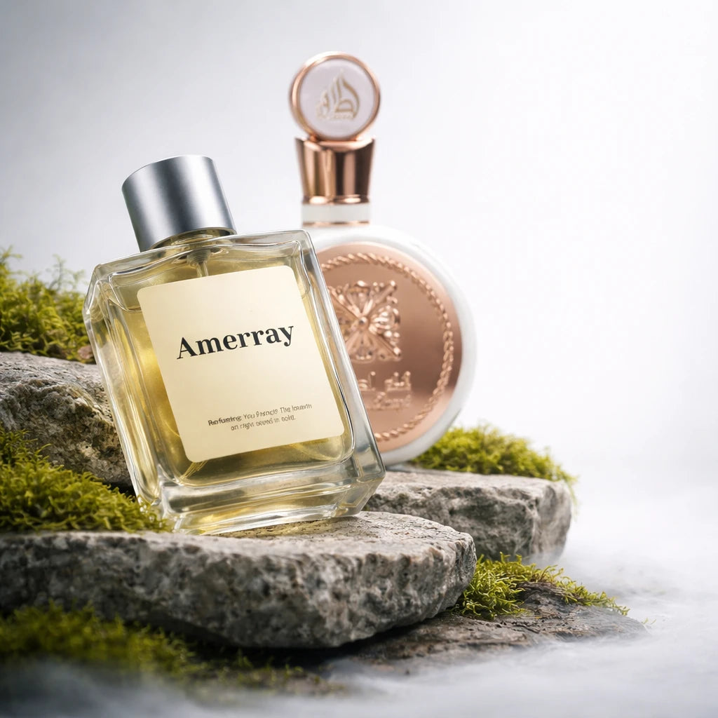 Flacon du parfum AMERRAY Inspired By Fakhar Rose, inspiration Lattafa Perfumes - Maroc