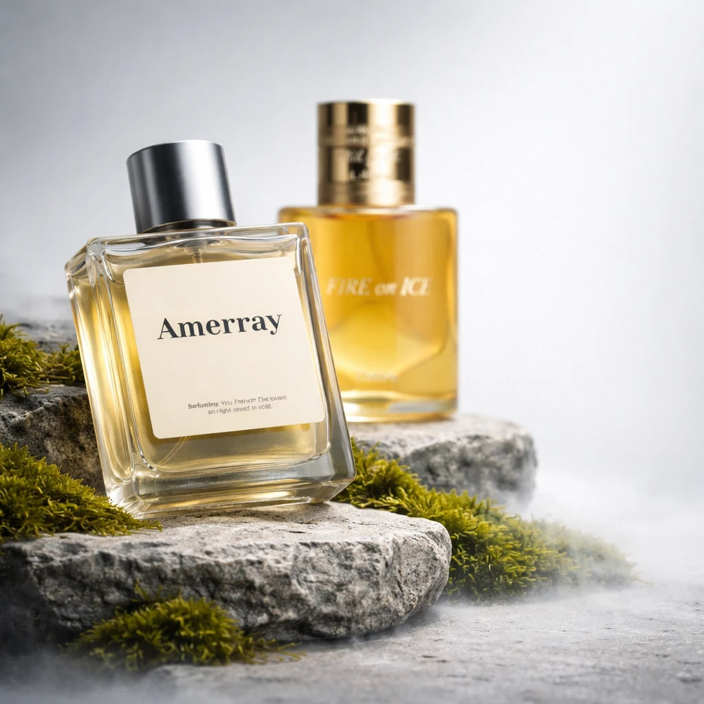 Flacon du parfum inspiré de Fire On Ice de Lattafa Perfumes – Amerray Maroc
