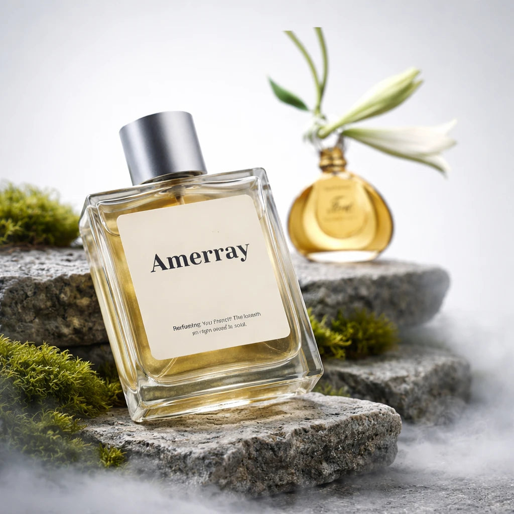 Bouteille du parfum AMERRAY Inspired By First Jasmin de Chine, inspiré de Van Cleef & Arpels - Maroc